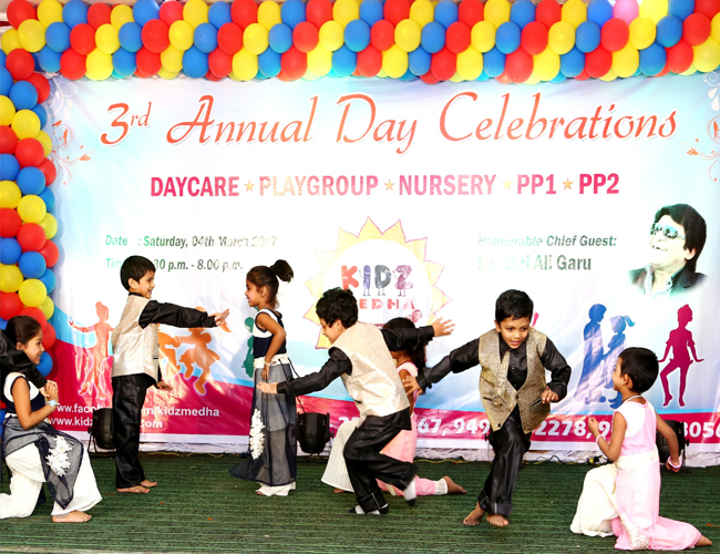 Classroom activity at Kidz Medha