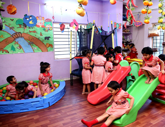 Children enjoying learning