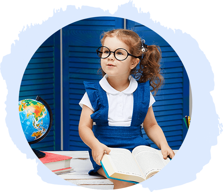 Children engaged in activities at Kidz Medha School